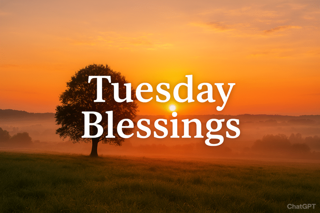 Tuesday Blessings: A Fresh Dose of Peace, Prayer, and Positivity