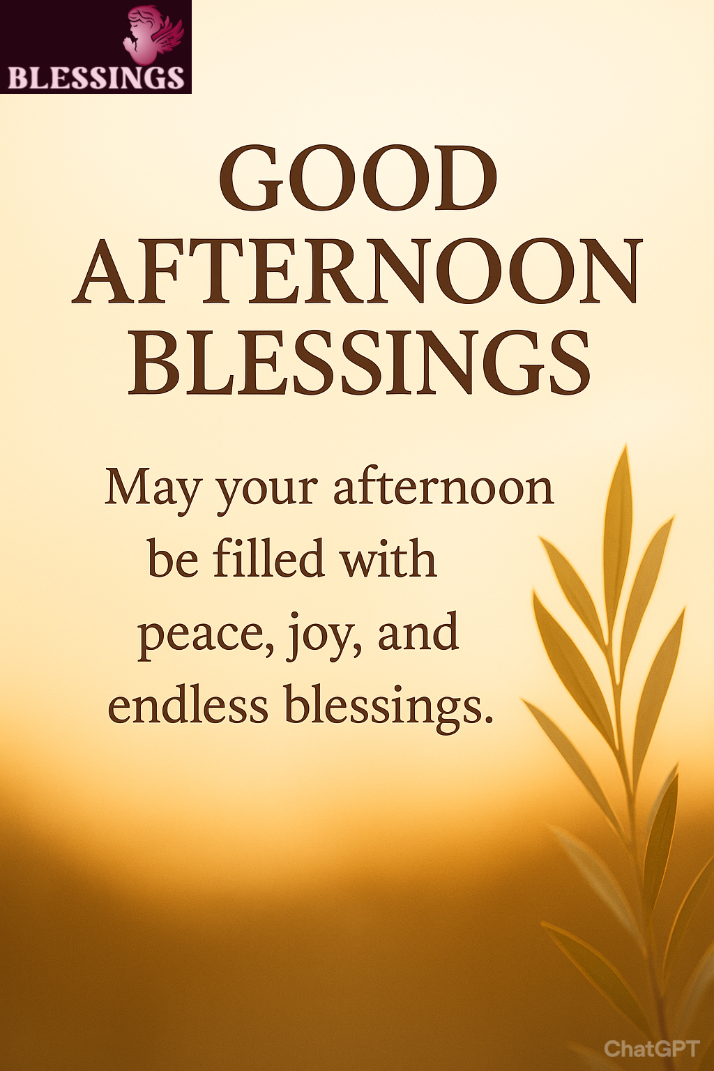 Good Afternoon Blessings: A Ray of Positivity for the Rest of the Day