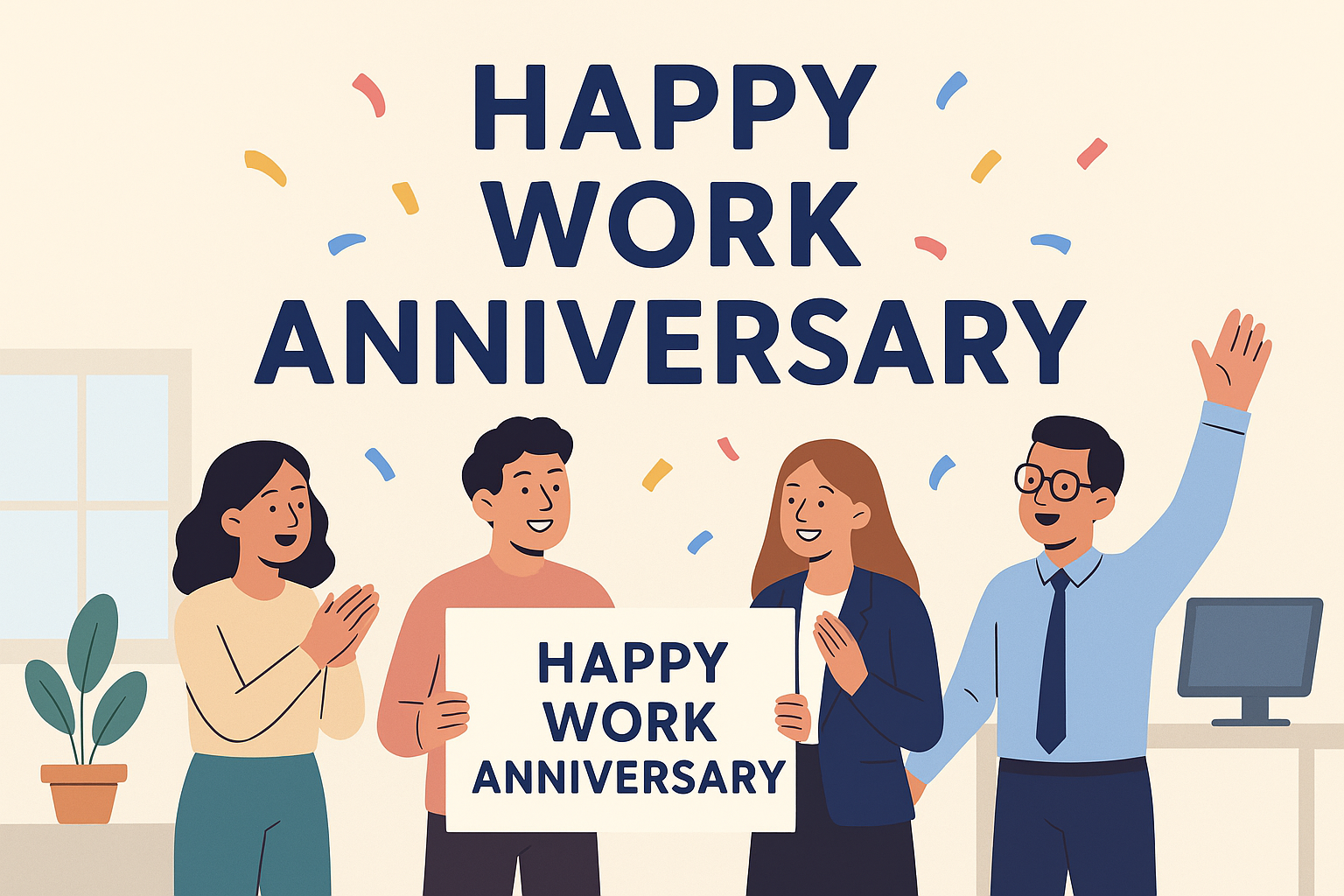 Happy Work Anniversary: Celebrating Dedication, Growth, and Success